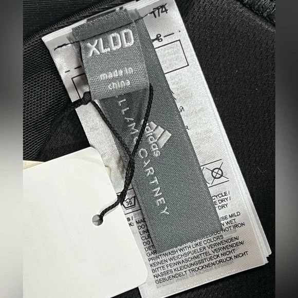 NWT ADIDAS by STELLA McCARTNEY TruePace Sports Bra High Support Black XLDD - Picture 12 of 16